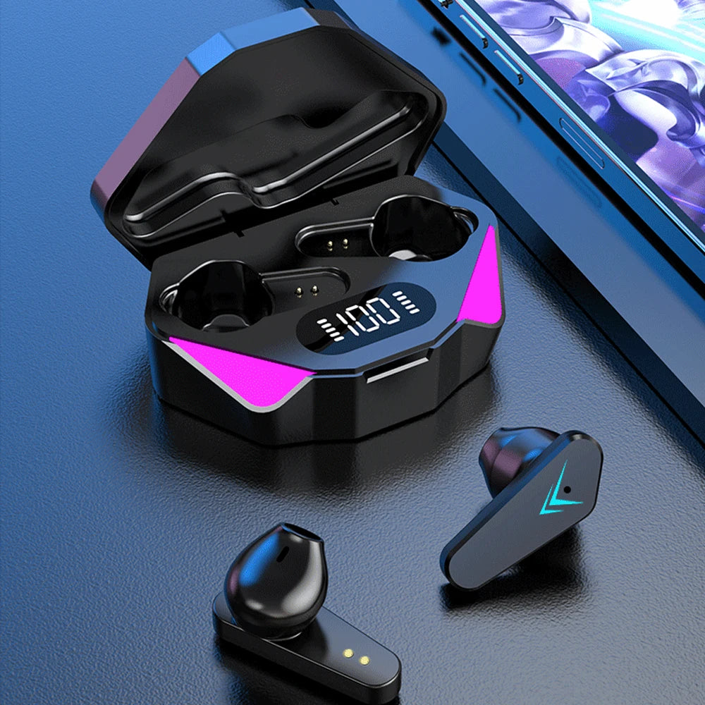 2026 Gamer X15 TWS Earbuds Wireless Headphone 5.0 Earphone Gaming Headset Stereo Sound Music In-ear Earphone
