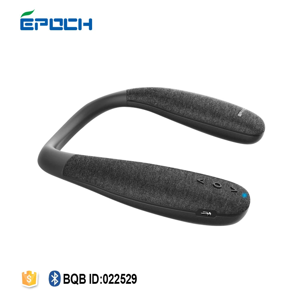 Wireless Neckband Speaker Wearable Surround Sound Bluetooth Neck Speaker With Microphone for TV Gaming