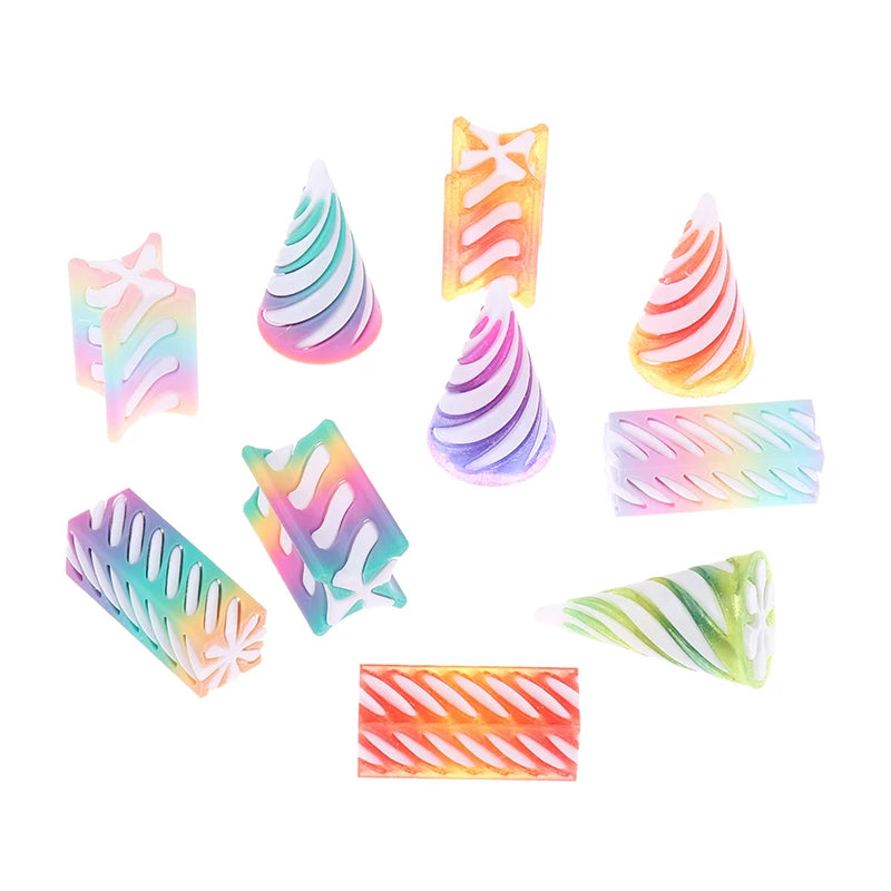 1 Piece Spiral Cone Decompression Toy 3D Printed Pyramid Impossible Pass-through Sculpture Square Pillar Helix Screw Fidget Toys