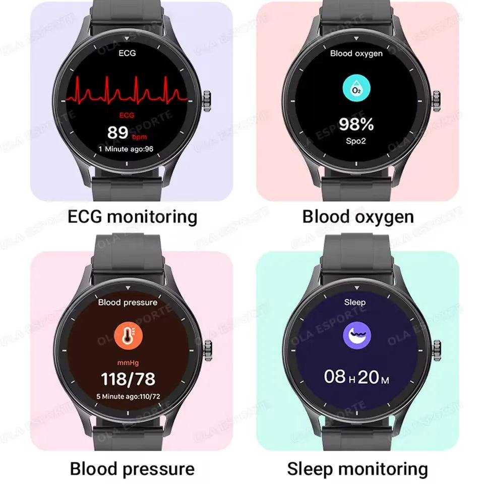2026 Smart Watch Women Men Ladies Gift Sport Fitness Men Watches Heart Rate Monitor Waterproof Smartwatch For Android IOS