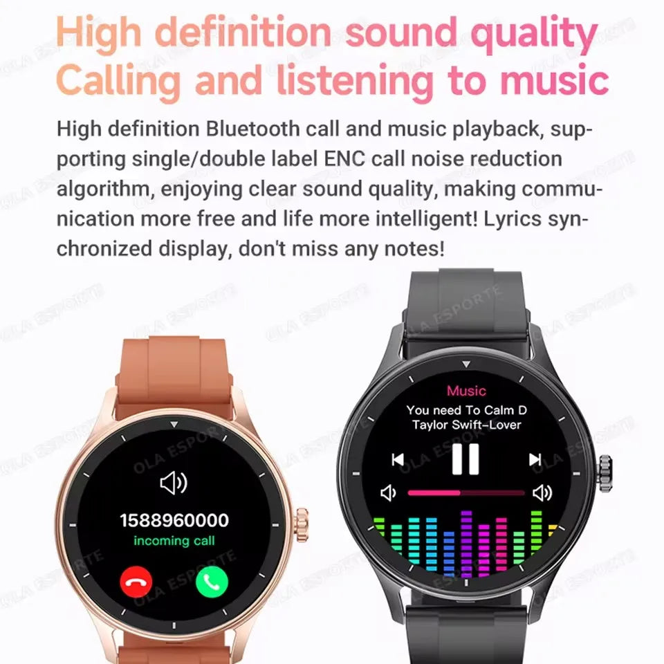 2026 Smart Watch Women Men Ladies Gift Sport Fitness Men Watches Heart Rate Monitor Waterproof Smartwatch For Android IOS