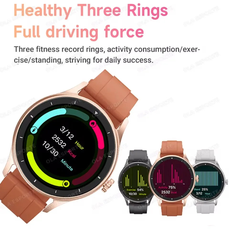2026 Smart Watch Women Men Ladies Gift Sport Fitness Men Watches Heart Rate Monitor Waterproof Smartwatch For Android IOS