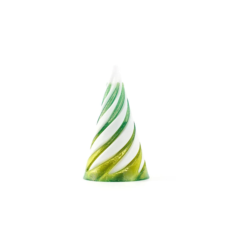 1 Piece Spiral Cone Decompression Toy 3D Printed Pyramid Impossible Pass-through Sculpture Square Pillar Helix Screw Fidget Toys