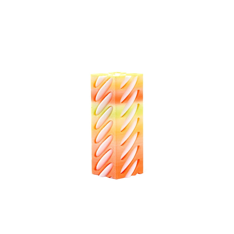 1 Piece Spiral Cone Decompression Toy 3D Printed Pyramid Impossible Pass-through Sculpture Square Pillar Helix Screw Fidget Toys
