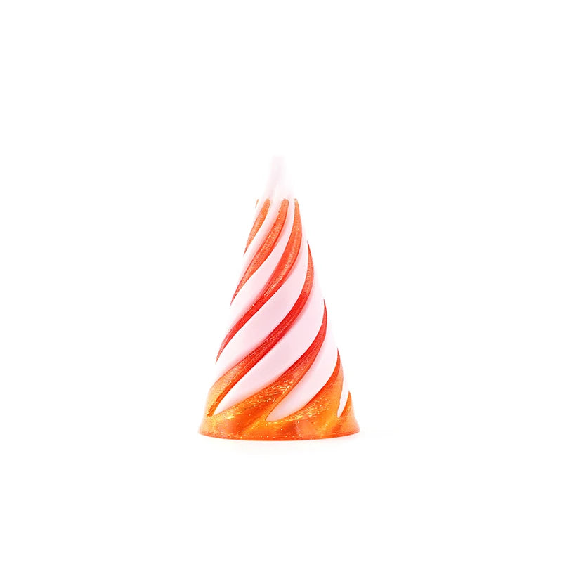1 Piece Spiral Cone Decompression Toy 3D Printed Pyramid Impossible Pass-through Sculpture Square Pillar Helix Screw Fidget Toys