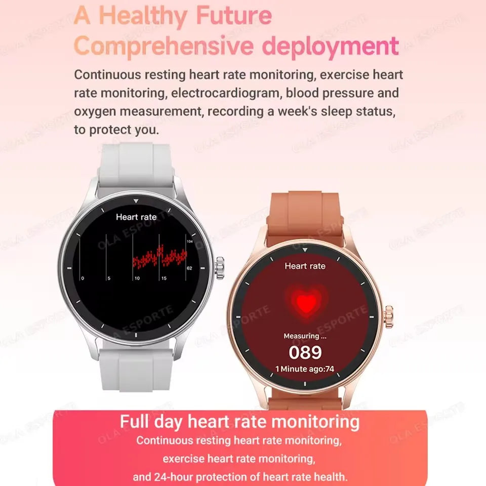 2026 Smart Watch Women Men Ladies Gift Sport Fitness Men Watches Heart Rate Monitor Waterproof Smartwatch For Android IOS