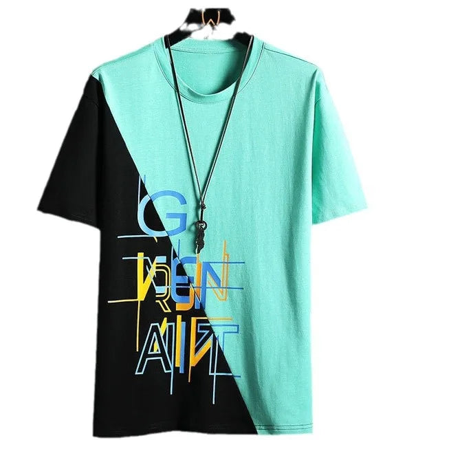 Men's T-shirt Sets Fashion Casual tracksuit men Tee Beach Shorts Sets Summer Harajuku Male Streetwear Leisure Tops men Clothes