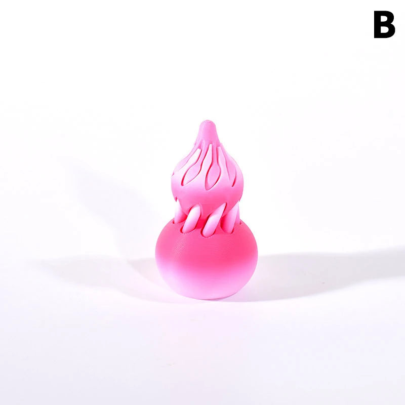 1 Piece Spiral Cone Decompression Toy 3D Printed Pyramid Impossible Pass-through Sculpture Square Pillar Helix Screw Fidget Toys