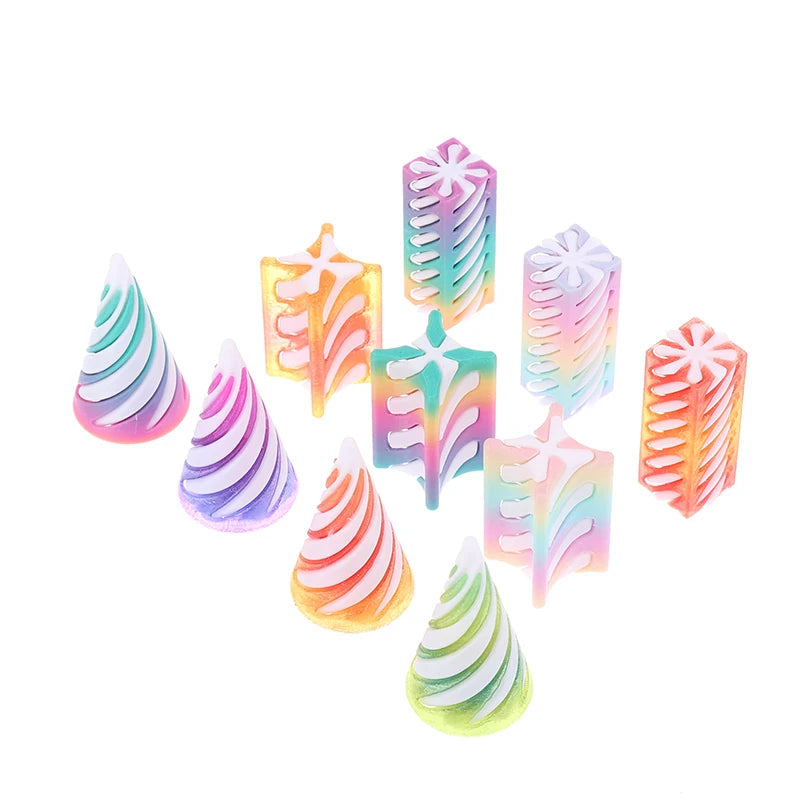 1 Piece Spiral Cone Decompression Toy 3D Printed Pyramid Impossible Pass-through Sculpture Square Pillar Helix Screw Fidget Toys