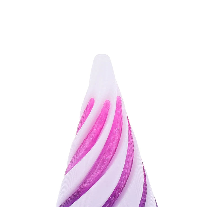 1 Piece Spiral Cone Decompression Toy 3D Printed Pyramid Impossible Pass-through Sculpture Square Pillar Helix Screw Fidget Toys