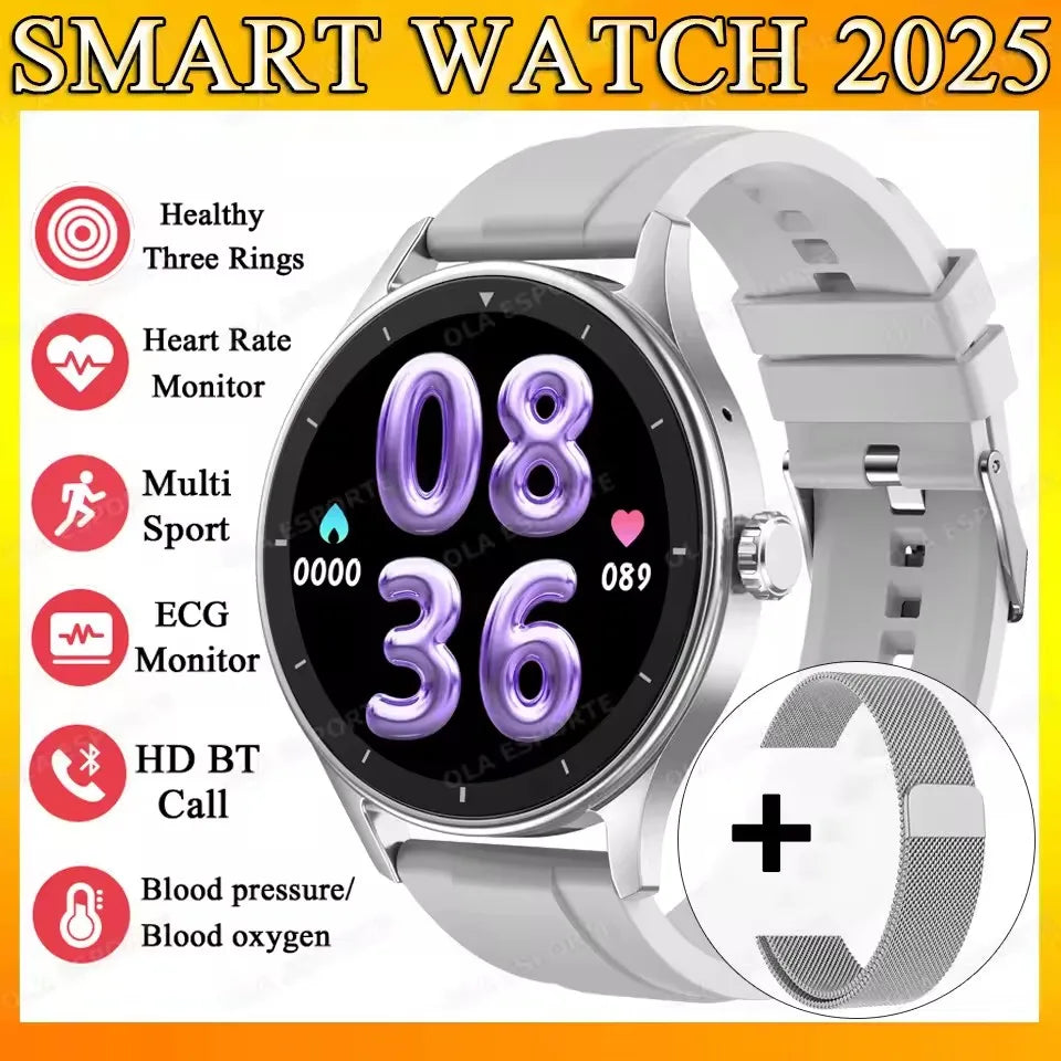 2026 Smart Watch Women Men Ladies Gift Sport Fitness Men Watches Heart Rate Monitor Waterproof Smartwatch For Android IOS