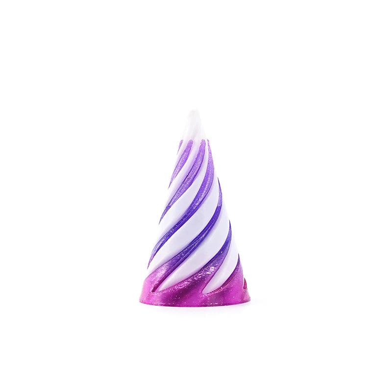 1 Piece Spiral Cone Decompression Toy 3D Printed Pyramid Impossible Pass-through Sculpture Square Pillar Helix Screw Fidget Toys