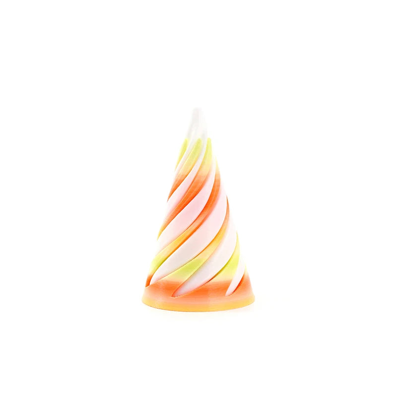 1 Piece Spiral Cone Decompression Toy 3D Printed Pyramid Impossible Pass-through Sculpture Square Pillar Helix Screw Fidget Toys