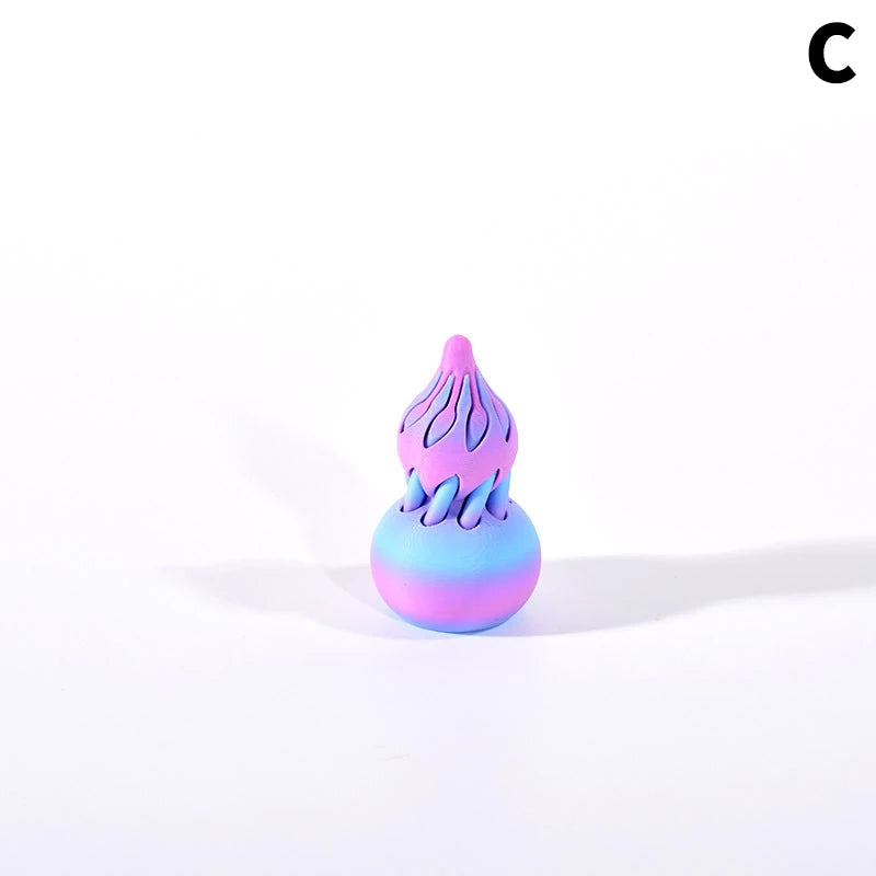1 Piece Spiral Cone Decompression Toy 3D Printed Pyramid Impossible Pass-through Sculpture Square Pillar Helix Screw Fidget Toys