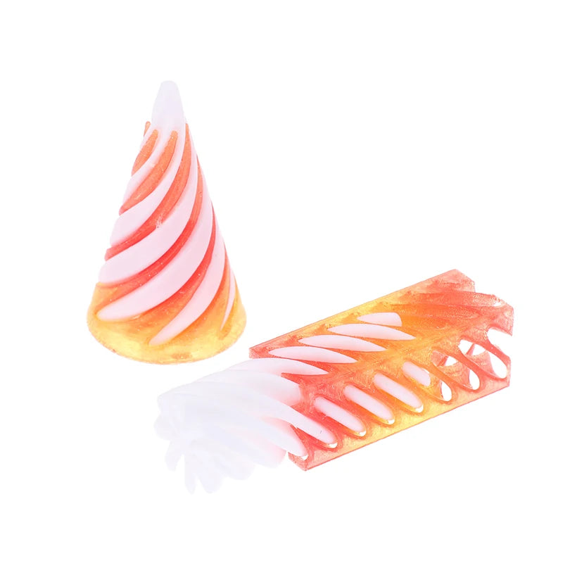 1 Piece Spiral Cone Decompression Toy 3D Printed Pyramid Impossible Pass-through Sculpture Square Pillar Helix Screw Fidget Toys