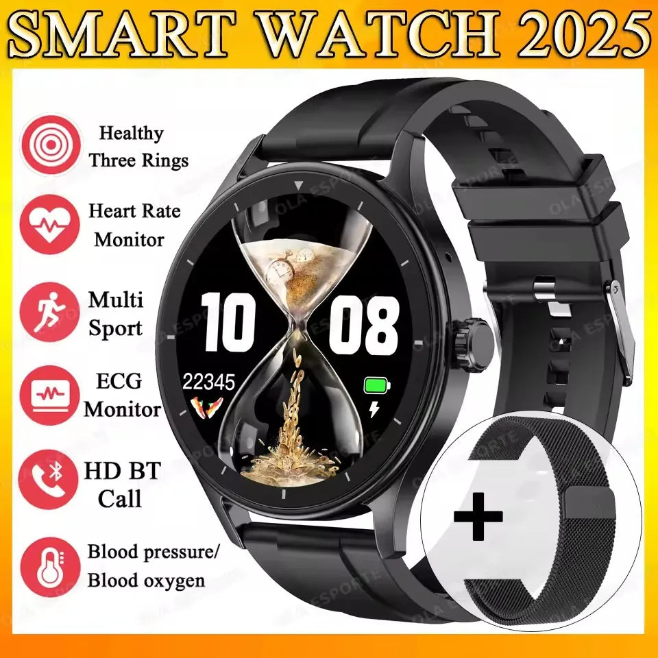2026 Smart Watch Women Men Ladies Gift Sport Fitness Men Watches Heart Rate Monitor Waterproof Smartwatch For Android IOS